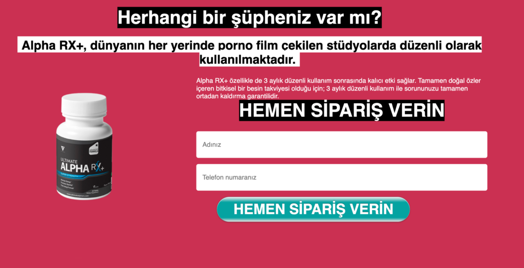 Alpha RX kapsül