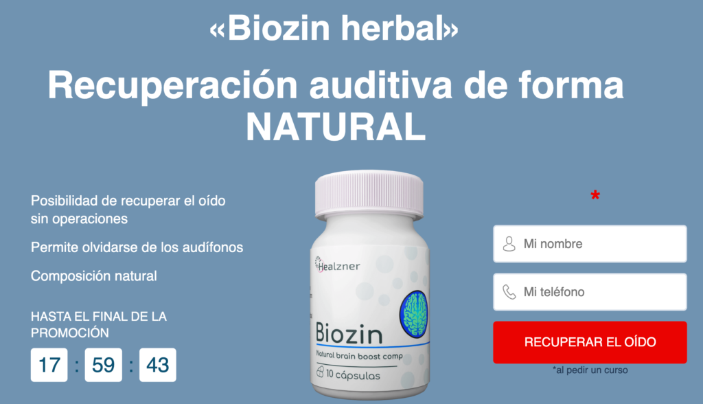 Biozin cápsula